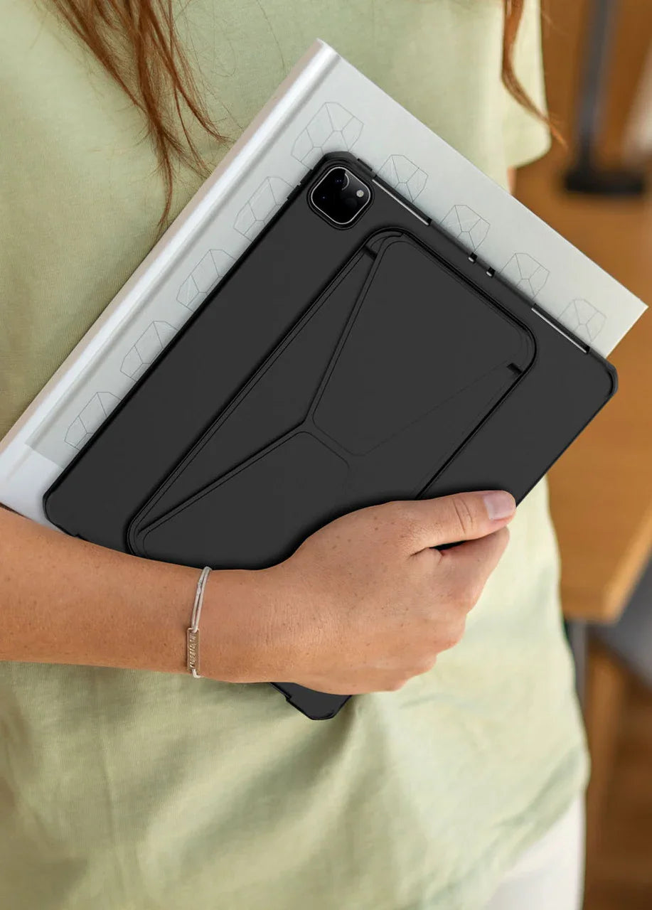 Itskins Spectrum Stand Case For iPad Pro 11 (1st, 2nd, 3rd & 4th Gen.) - Black - Tashqila Itskins Spectrum Stand Case For iPad Pro 11 (1st, 2nd, 3rd & 4th Gen.) - Black - Tashqila